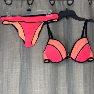PINK victoria secret bikini set